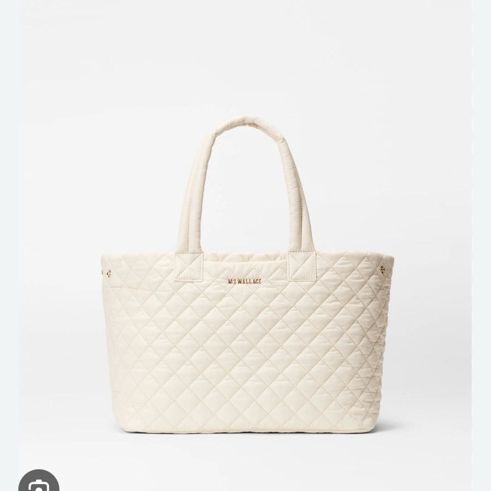 MZ Wallace Cream Sandshell Medium City Tote New with Tags